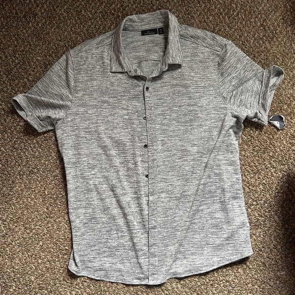 Marc Anthony Grey Button Up Shirt - Men - Picture 1 of 3